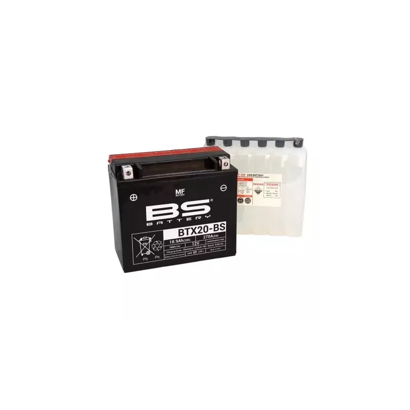 BTX20-BS 12V 18AH +G*2*