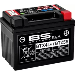 BTX4L + /BTZ5S FA 12V 4AH +D*8*