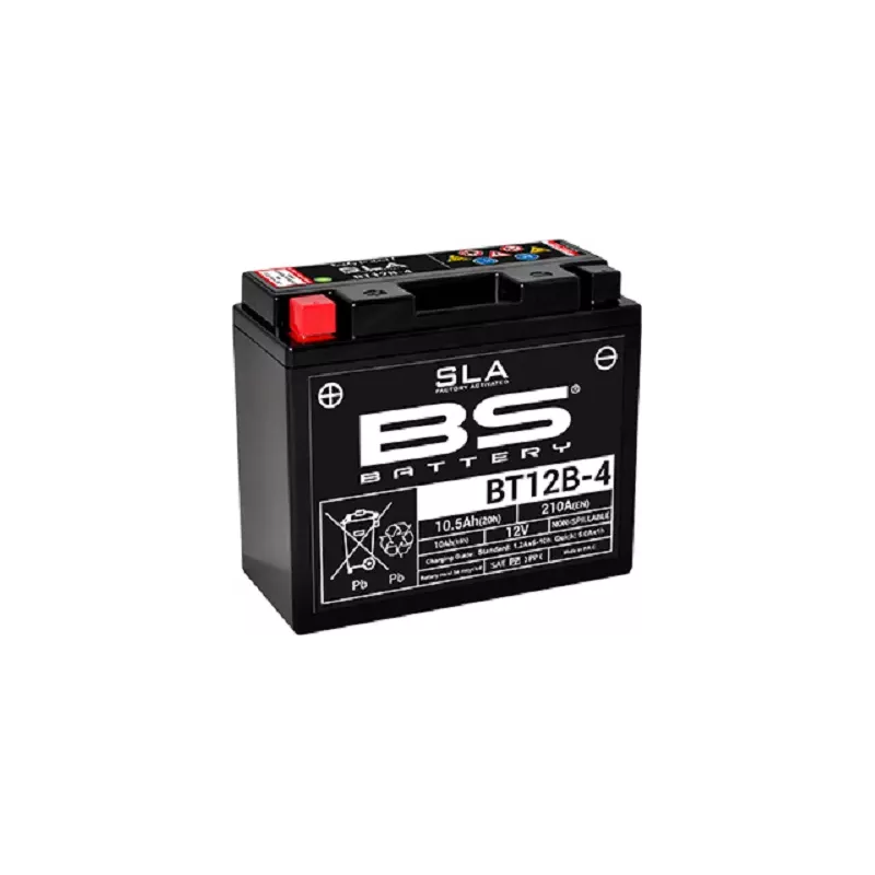 BT12B4 12V 10 BS AH +G *DUCATTI* MONTAGE HORIZONTAL *4*