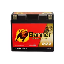 BGT12B-4/YT12B-4 51001 GEL BATT BANNER 12V 10A 185 A BIKE BULL GEL *4* +G