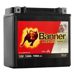 YTX14-BS/51214 BATT BANNER 12V 12A/H 190A BIKE BULL MF *4*+D