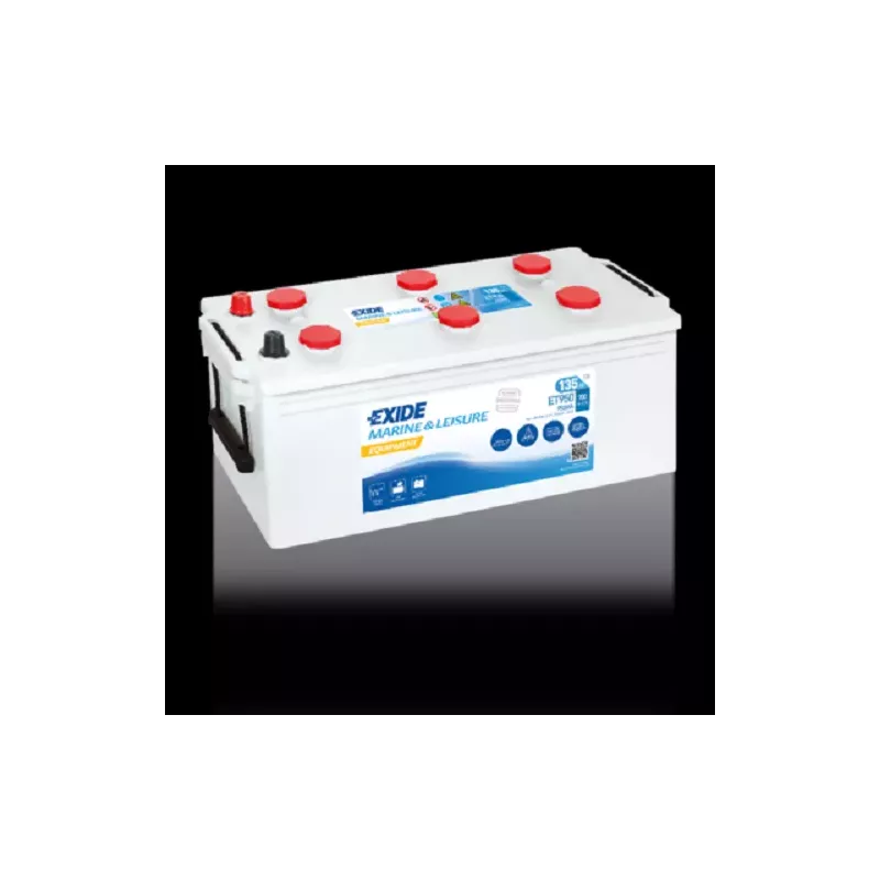 B14GPA BATTERIE MARINE LOISIRS EXIDE ET950 12V 135A/H 700A AVEC ENTRETIEN