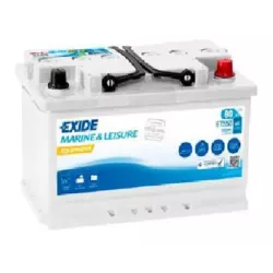 L3DPA BATTERIE MARINE LOISIRS EXIDE ET550 12V 80A/H 600A AVEC ENTRETIEN *51*