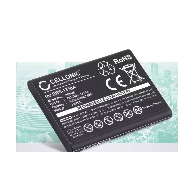 BATT TYPE DORO DBS-1350A 3.8V 1200mAh DORO 7050/7060/7070/7441