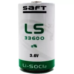 LS33600 PILE SAFT LITH. TAILLE D 3.6V 17A TECHNOLOGIE  Bobine