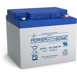 BATT AGM 12V 45AH C20 PS12450VDS FR  POWER SONIC M6