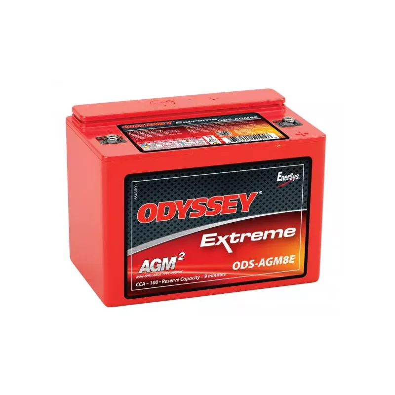 ODS-AGM8E BATT ODYSSEY EXTREME 12V 8A C20 100A CCA PB PUR +D (PC310)