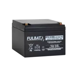 FP12-24 BATT AGM 12V 24A C20 FULBAT M6 T12 UL-94V0