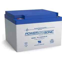 BATT AGM 12V 26A PS12260 V0  POWER SONIC T12