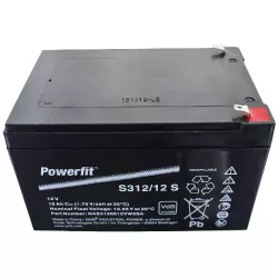 S312/12S BATT AGM POWERFIT S300 12V 12A V0