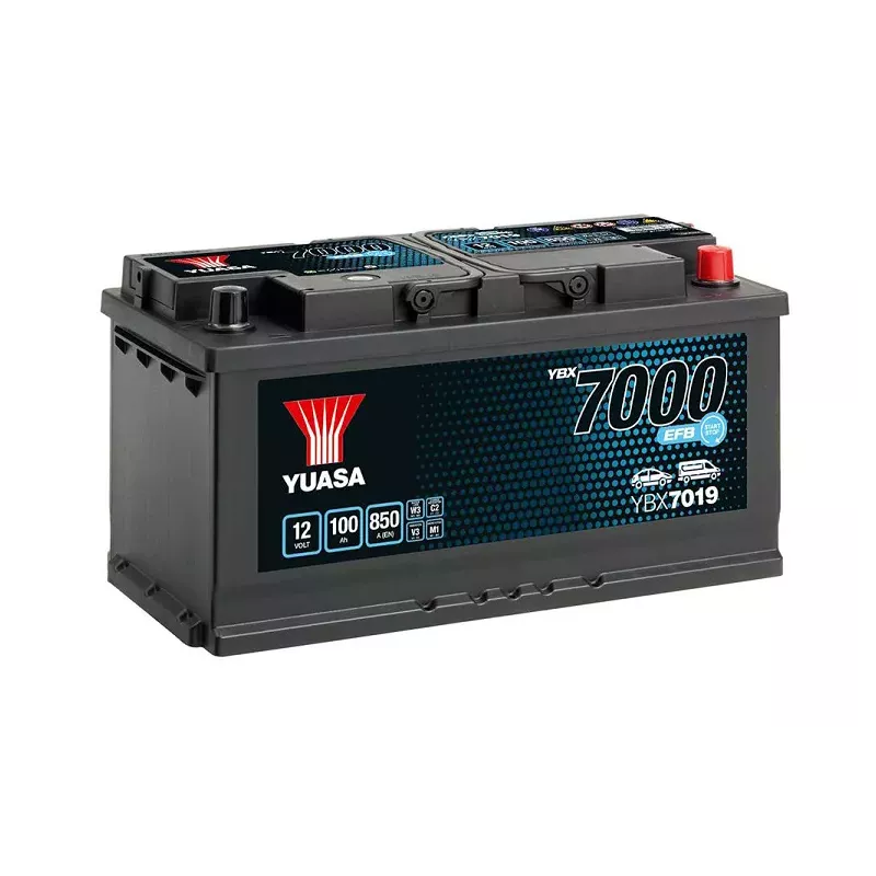 L5DEFB BATT 12V 100AH 850A EN YUASA EFB START-STOP  YBX7019 +D