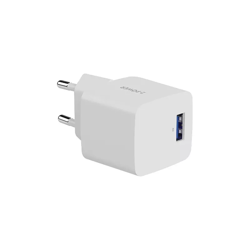 CHARGEUR DE VOYAGE  USB A 230V/5V 2.4A 12W MURAL 2-POWER