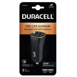 CHARGEUR ALLUME CIGARE 2 PORTS USB-A 5V 3A DURACELL