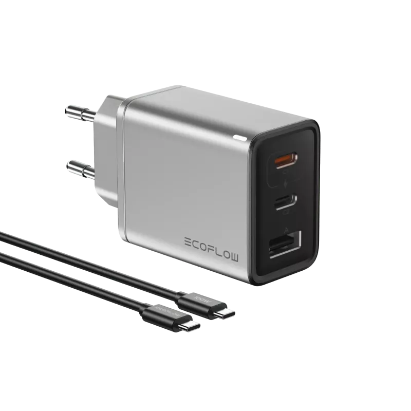 CHARGEUR RAPIDE 65W ECOFLOW MULTI PORT