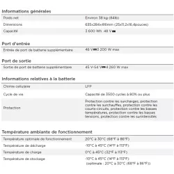 ECOFLOW batteries de secours DELTA Pro