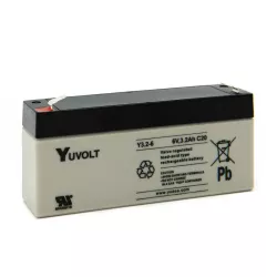 BATT.AGM YUVOLT Y3.2-6 6V 3.2A C20