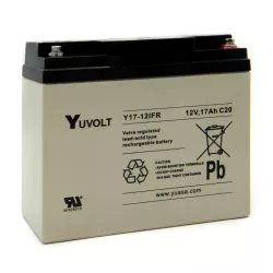 BATT.AGM YUVOLT Y17-12IFR 12V 17A C20 UL94V0