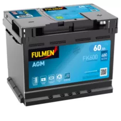 L2DAGM FULMEN FK600 12V 60AH 680A *60*