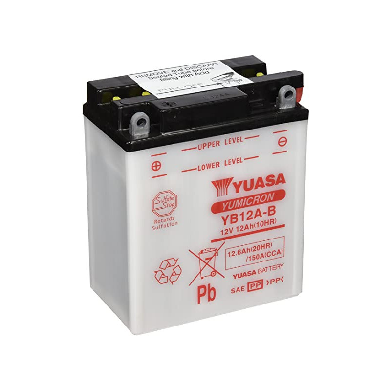 YB12A-B YUASA 12V 12AH +G *5*