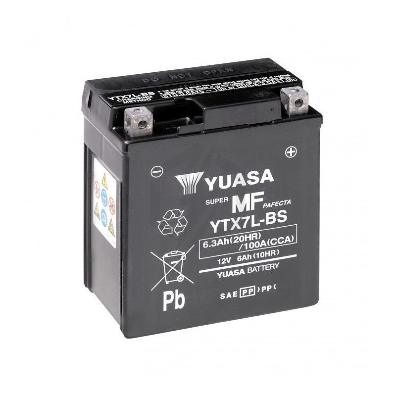 YTX7L-BS YUASA 12V 6AH +D *5*