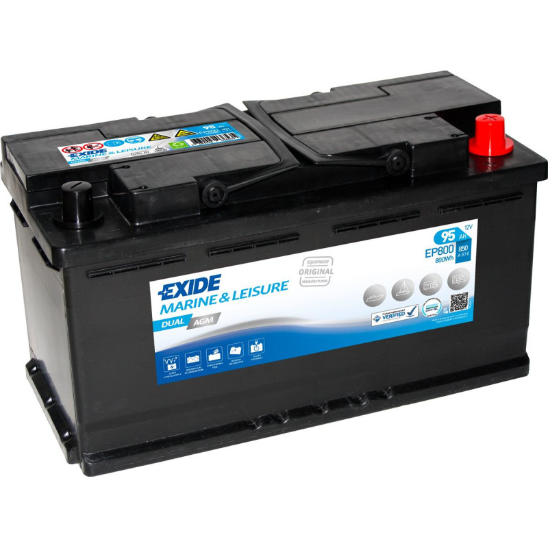 EXIDE Dual AGM EP800